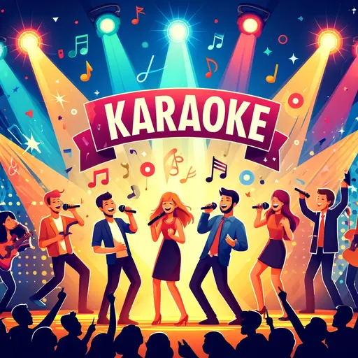 Karaoke Party Banner